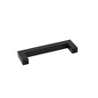 10 Pack 4 Inch(102mm) Hole Centers Matte Black Square Cabinet Handles