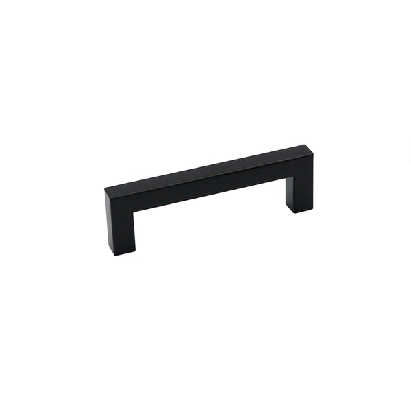 10 Pack 4.5 Inch(115mm) Hole Centers Modern Kitchen Cabinet Pulls Black Drawer Handles