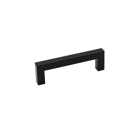 10 Pack 4.5 Inch(115mm) Hole Centers Modern Kitchen Cabinet Pulls Black Drawer Handles