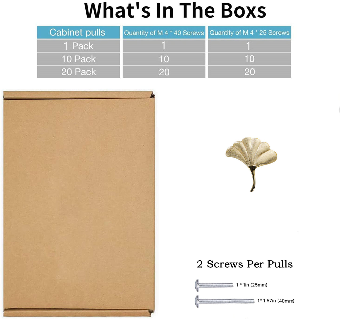 Ginkgo Leaf Shape Knob,Solid Drawer Pulls,Creative Decorate Pulls for Wardrobe Cupboard Drawer Bookcase Furniture (Small,Gold)