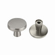 1-1/4 inch Brushed Nickel Kitchen Cabinet Knobs，Solid Dresser Knobs Drawer Knobs For Cupboard Drawer Pulls