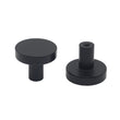 500 Pack 1-1/4 Inch Modern Matte Black Cabinet Knobs,Solid Dresser Knobs Drawer Knobs for Cupboard Drawer Handles