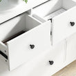 20 Pack 1-1/4 Inch Matte Black Kitchen Cabinet Knobs，Solid Dresser Knobs Drawer Knobs for Cupboard Drawer Pulls