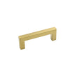 25 Pack 3.25 Inch(C-C) Brushed Brass Cabinet Pulls (3.25", Customized Size)
