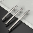 Brushed Nickel Cabinet Pulls,3"(76mm) Hole Centers Cabinet Handles Hardware Modern Arch Bar Drawer Pulls
