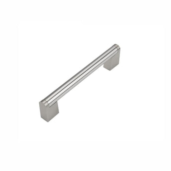 Brushed Nickel Cabinet Pulls Modern Drawer Pulls - Large Size - Hole Centers(3.5,3.75,4