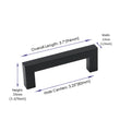 100 Pack 3.25 Inch(Center To Center) Matte Black Cabinet Pulls (3.25", Customized Size)