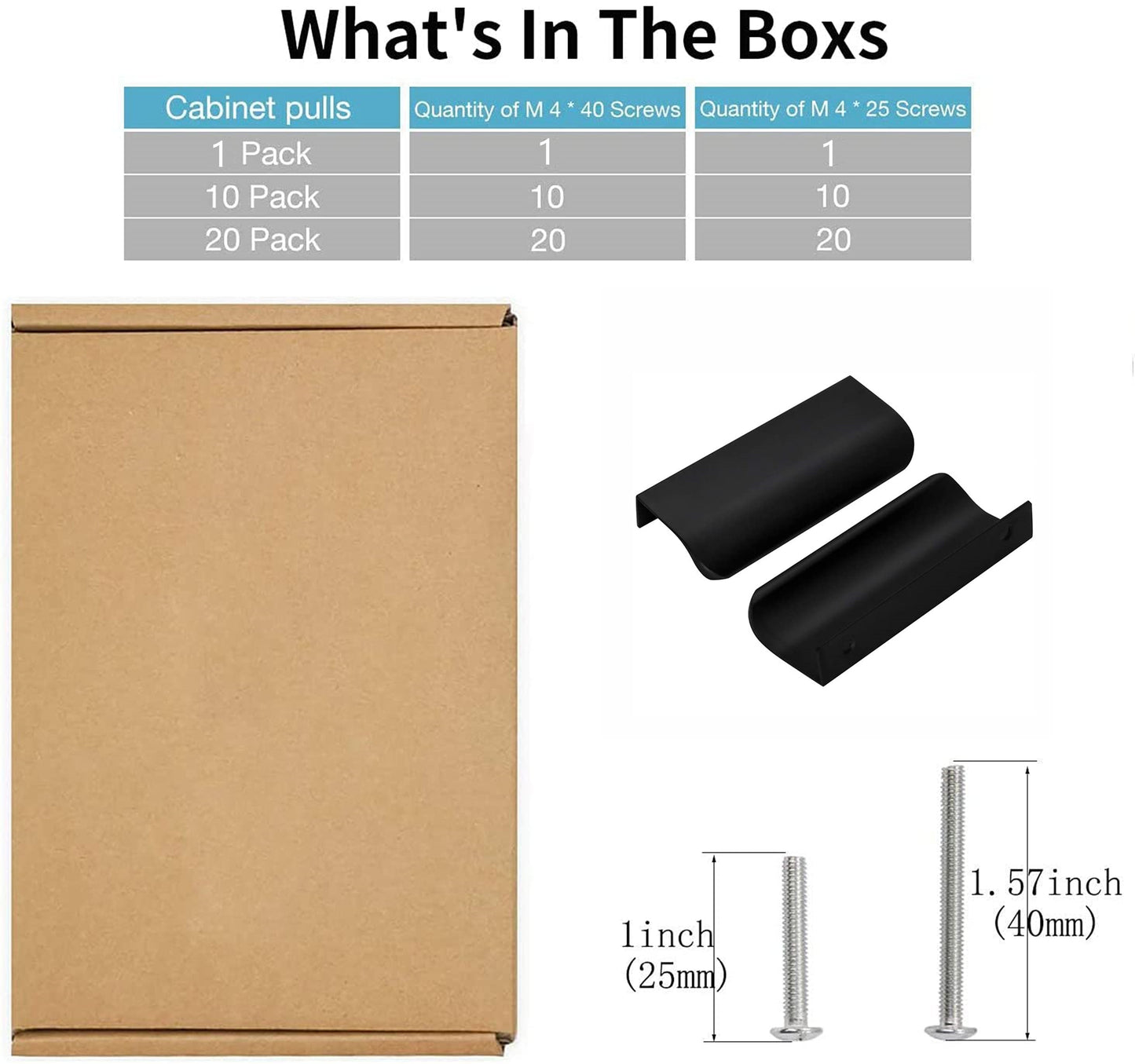 Black Back Mount Finger Edge Pulls,Aluminum Hidden Handle Concealed Tab Pulls for Home Kitchen Living Room Door Drawer Cabinet