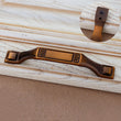 European Style Zinc Alloy Drawer Handles，Kitchen Cabinet Cupboard Door Pulls Furniture Hardware - (Color: Coffee)