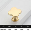 Four Leaf Clover Macarone Cabinet Knobs，1.26 Inch Zinc Alloy Dresser Handles Knobs for Home，Kitchen，Bathroom，Office and More