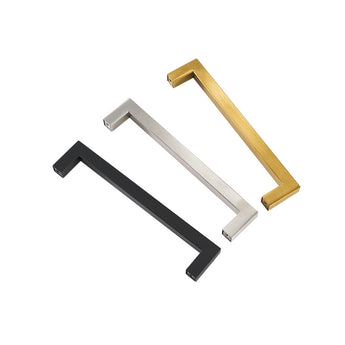 4in Cabinet Handles Drawer Pulls，Brushed Brass Cabinet Pulls Gold Drawer Pulls(102mm, Hole Centers)