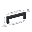 3.25 Inch(Center To Center) Matte Black Cabinet Pulls (3.25", Customized Size)