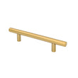 Brushed Brass Cabinet Pulls Gold Cabinet Hardware - T Bar Handles - Hole Centers(T-Bar Knob,2.5",3",3.25,3.5,3.75,4",4.5,5",6.25",7.5")
