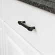 Flat Black Cabinet Bar Handle Pull - 3" (76mm) Hole Centers
