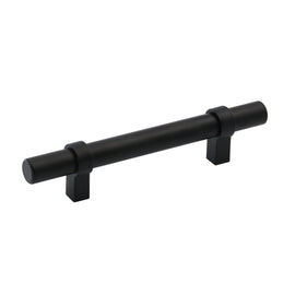 Flat Black Cabinet Bar Handle Pull - 3.5