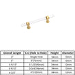 Acrylic Gold Drawer Pulls Cabinet Pulls - Acrylic Round Bar Series - Hole Centers(3-3/4 Inch，96mm)