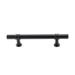 4in Black Drawer Pulls Kitchen Cabinet Handles - Matte Black T Bar Handle Pull - 4" (102mm) Hole Centers, 6.4" Overall Length