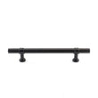 5in Black Drawer Pulls Kitchen Cabinet Handles - Matte Black T Bar Handle Pull - 5" (128mm) Hole Centers, 7.5" Overall Length