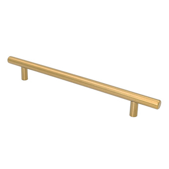 Brushed Brass Cabinet Pulls，Stainless Steel Drawer Handles，8-4/5