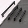18 inch(C-C) Modern Square Cabinet Pulls(458mm，Matte Black)