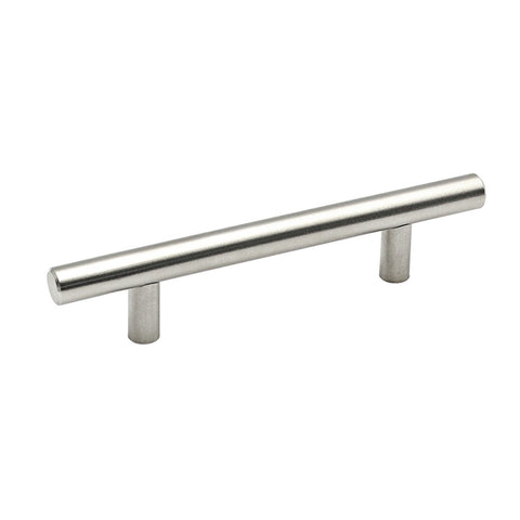 3-1/2 Inch Brushed Nickel Cabinet Pulls Modern Cabinet Handles(90mm, Hole Centers)