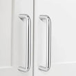 Modern Brushed Nickel Drawer Pulls Kitchen Cabinet Handles - Arch Cabinet Pulls Series - Hole Centers(3.75"/96mm , 5"/128mm, 6.25"/160mm)