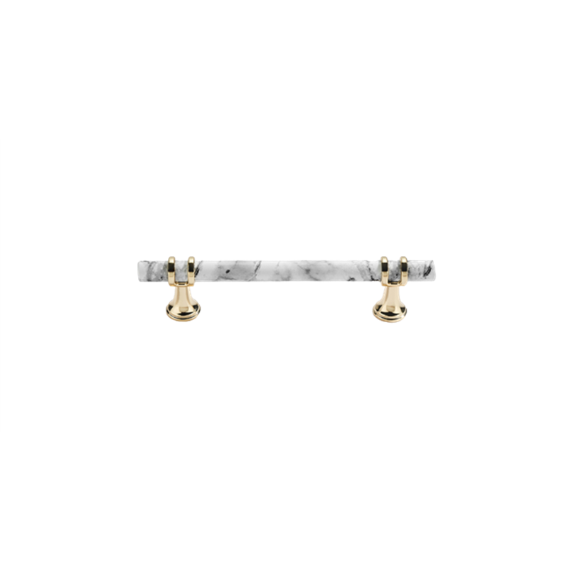 3 Inch(C-C) Marble Finish Solid Drawer Pulls，Knobs & Handles