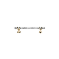 3 Inch(C-C) Marble Finish Solid Drawer Pulls，Knobs & Handles