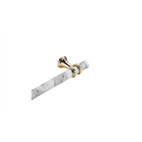 1 Pack Marble Pattern Solid Drawer Pulls，Knobs & Handles，White Marble Pattern Print - Marble Finish Series - Hole Centers(Knob，3.75"，5"，7.5")