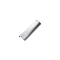 30 Pack Brushed Nickel Edge Finger Handle，5"(128mm) Center to Center Drawer Pulls，Aluminum Alloy Cabinet Handles for Cabinets Concealed Pulls