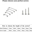 Brushed Nickel Cabinet Pulls Modern Drawer Pulls - Large Size - Hole Centers(3.5,3.75,4",4.5,5",6.25",7.5",8.8",10",11.33")
