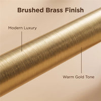 10 Pack 4.25 Inch Center to Center Modern Stainless Steel Brushed Brass Cabinet Handles(Hole Center:108mm)