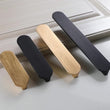 Brushed Brass Aluminum Alloy Cabinet Handles Gold Modern Pulls，Gold Modern Kitchen Cabinet Handles(2.5"/3.75"/5"/6.25"/7.5"/8.8"/11-1/3")