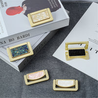 2.5"/ 64mm Hidden Recessed Type Handle for Closet Cupboard Dresser Drawer with Screws (Five Colors，Holes Centre 64mm/2.5inch)