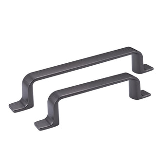 10 Pack 3.75 Inch(96mm) Hole Center Cabinet Handles，Zinc Alloy Kitchen Drawer Pulls for Kitchen Bathroom (Space Grey)