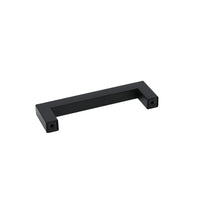 10 Pack 4.5 Inch(115mm) Hole Centers Modern Kitchen Cabinet Pulls Black Drawer Handles