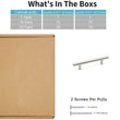 4.25 Inch(Center To Center) Brushed Nickel Cabinet Handles (4.25"，Customized Size)