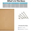 Brushed Nickel Cabinet Pulls Kitchen Drawer Pulls - T Bar Handles - Hole Centers(Knob,2.5",3",3.5,3.75,4",4.5,5",6.25",7.5",8",8.8,10")