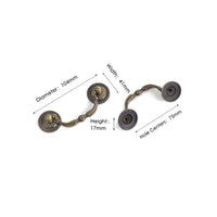 10 Pack 3.75 Inch(96mm) Hole Centers Antique Bronze Kitchen Cabinet Handles for Cupboard Bathroom