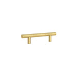 10 Pack 4.25 Inch Center to Center Modern Stainless Steel Brushed Brass Cabinet Handles(Hole Center:108mm)