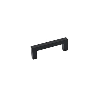 1 Pack 3-1/4 Inch Center to Center Modern Matte Black Cabinet Pulls(Hole Center: 3-1/4