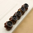 Ceramic Pumpkin Knobs，Vintage Dresser Drawer Pulls，Retro Cabinet Door Handles with Mounting Screws，Ideal for Closet，Cupboard