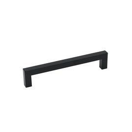10 Pack 6 Inch(152mm) Hole Centers Matte Black Square Cabinet Door Handles
