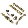 10 Pack 3.75 Inch(96mm) Hole Centers Antique Bronze Kitchen Cabinet Handles for Cupboard Bathroom