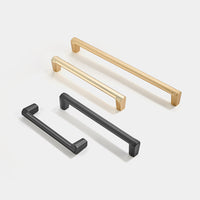 Modern Matte Black Cabinet Pulls，Zinc Alloy Kitchen Cabinet Handles for Kitchen，Livingroom，Bathroom