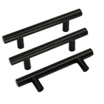 4.25 INCH(Center To Center) MATTE BLACK CABINET PULLS (4.25