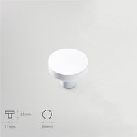 Macarone Color Round Kitchen Cabinet Knobs, 1.18 Inch Aluminum Alloy Dresser Handles Knobs for Home, Kitchen, Office Chest Cabinet Drawer
