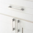 10 Pack 6.25 Inch(160mm) Brushed Satin Nickel Cabinet Handles，Zinc Alloy Cabinet Pulls Kitchen Hardware for Cupboard Drawer Pulls