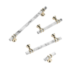 2 Inch Marble Single Hole Drawer Knob Handles