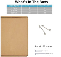 10 Pack 6.25 Inch(160mm) Brushed Satin Nickel Cabinet Handles，Zinc Alloy Cabinet Pulls Kitchen Hardware for Cupboard Drawer Pulls